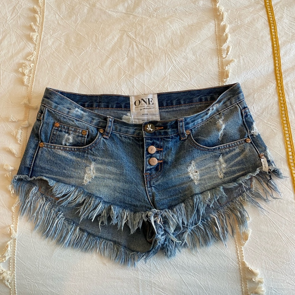 One Teaspoon Bonitas denim shorts